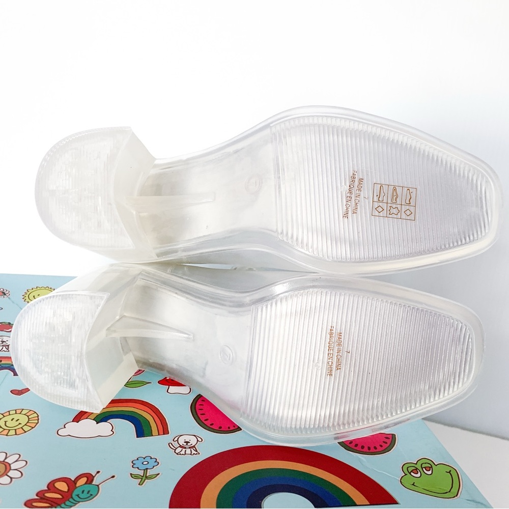 Jeffrey Campbell Hurricane Clear Vinyl Rain Boots - Picture 8 of 16
